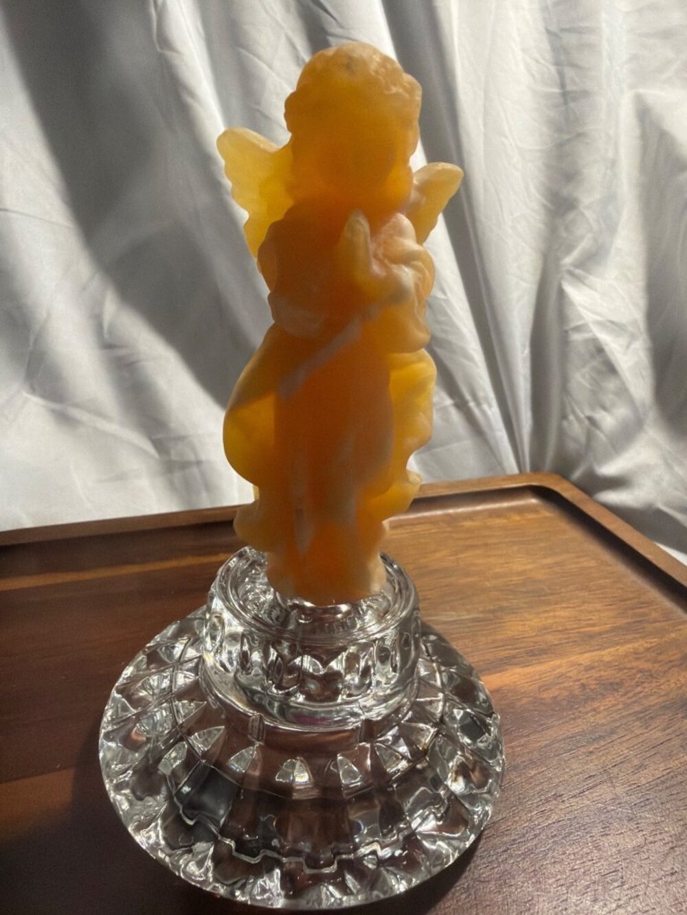 Orange Calcite Crystal Carving Angel